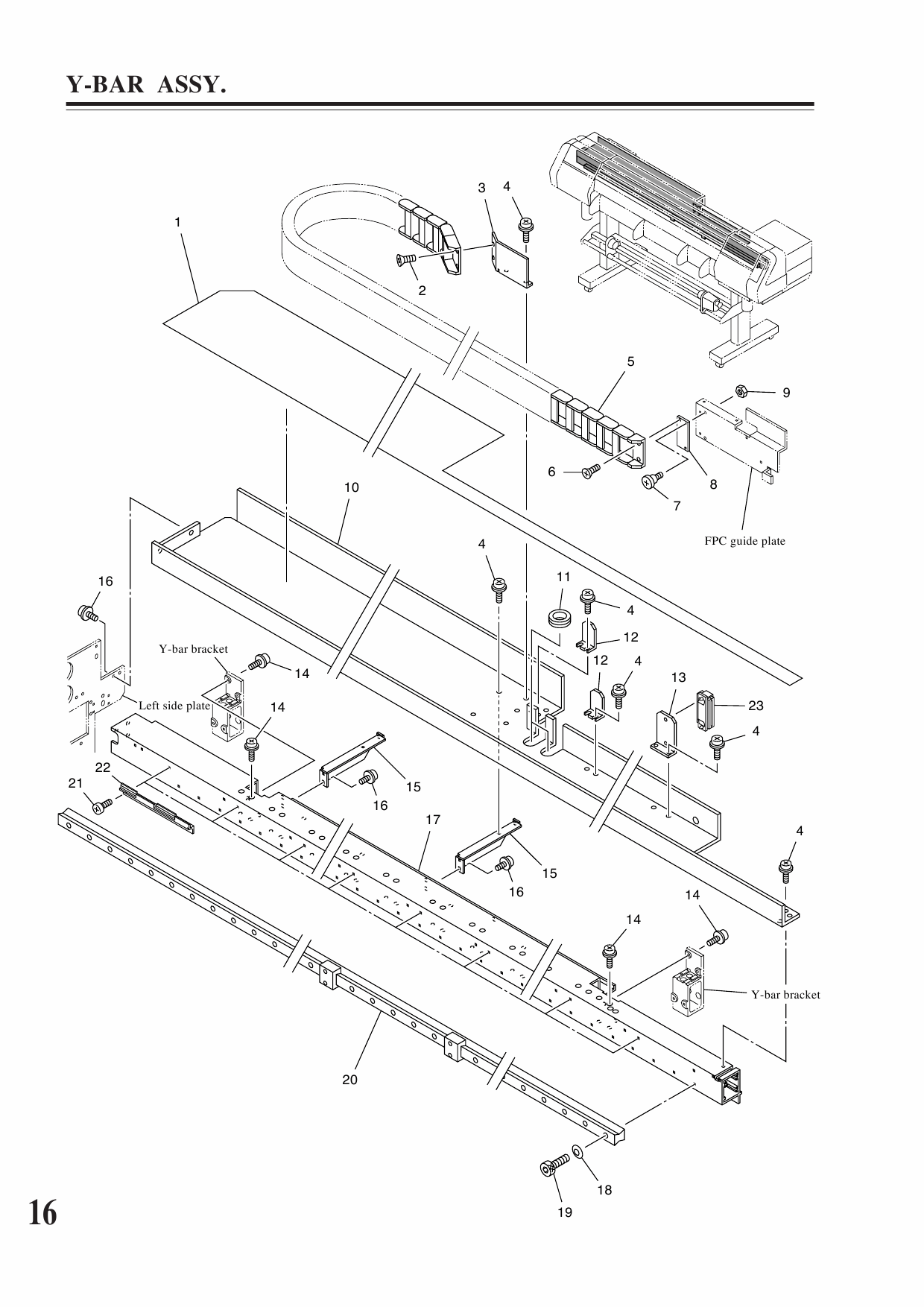 MIMAKI JV4 130 160 180 MECHANICAL DRAWING Parts Manual-3